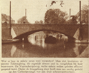 874054 Gezicht op de Tolsteegbrug over de Stadsbuitengracht te Utrecht.